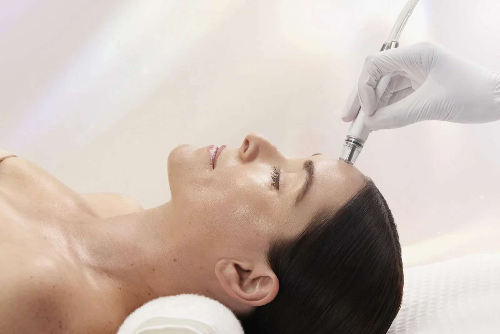 DiamondGlow facial treatment at Banyan and Bamboo Austin TX — most popular member treatment