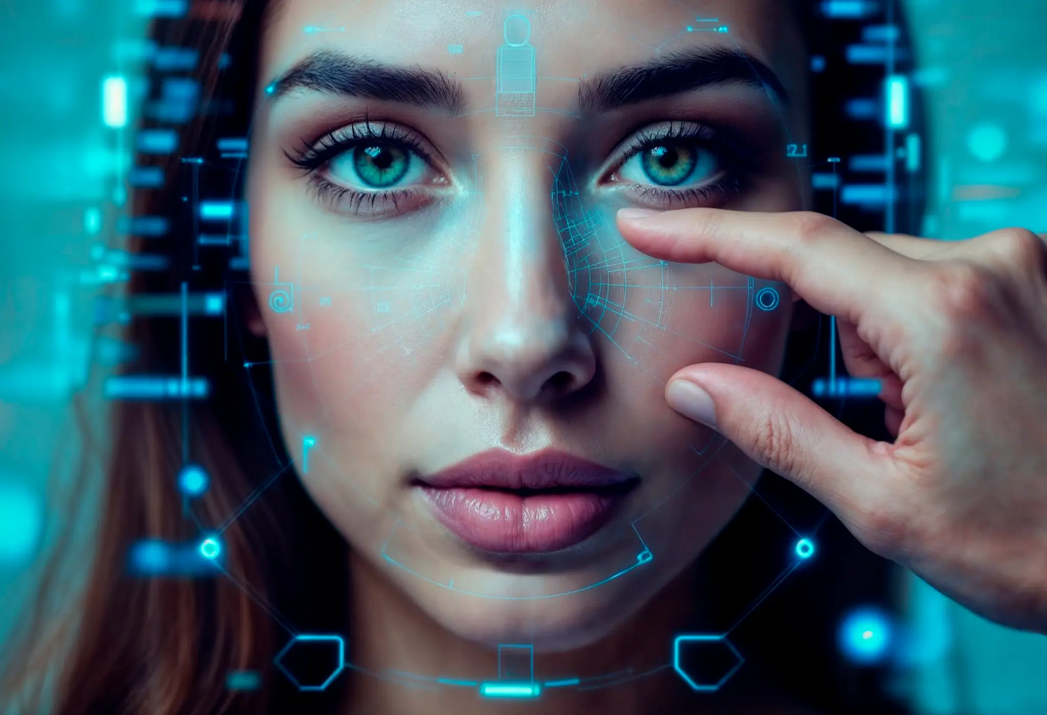 AI aesthetic simulator facial analysis at Banyan and Bamboo Austin TX